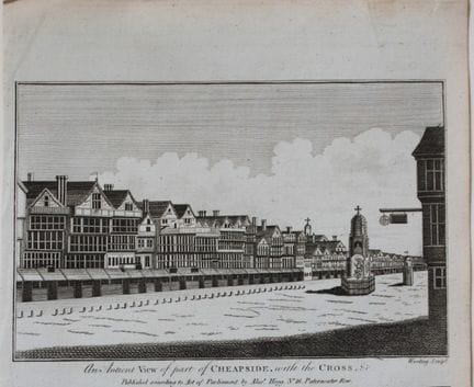 Alex Hogg - Cheapside, London 1786.

This copperpl