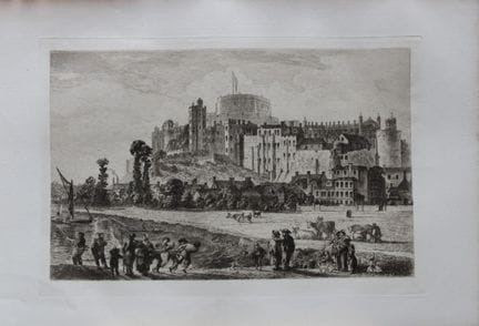 Windsor Castle von Paul Sandby, 1885.

Dieser Druc
