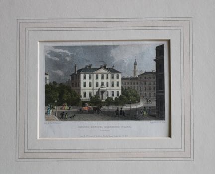 Thomas Shepherd - Excise Office, Edinburgh engrave