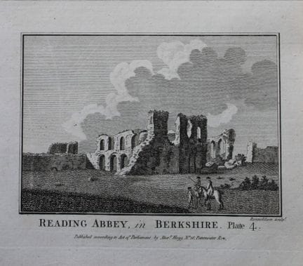 Alex Hogg – Reading Abbey, Berkshire 1786.

Dieser