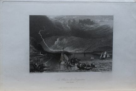 JMW Turner - «La Chaire de Gargantua», Francia, gr