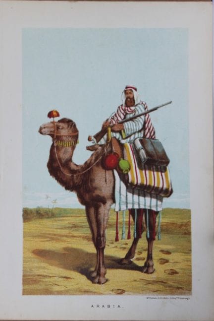 MacFarlane - Lithographie représentant un Arabe en