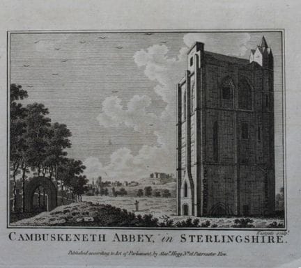 Alex Hogg - Cambuskeneth Abbey, Sterlingshire 1786
