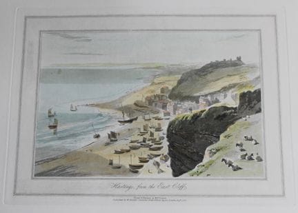 W. Daniell - Hastings, Sussex, hacia 1820.

Este g