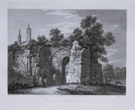 Thomas Hearne - Puerta del Priorato, Kenilworth, W