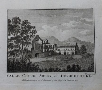 Alex Hogg - Valle Crucis Abbey, Denbighshire 1786.