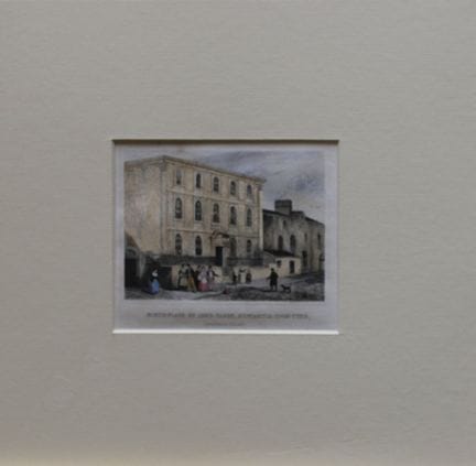 Grabado del lugar de nacimiento de Lord Eldon, New