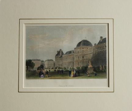 Thomas Allom – Tuilerienpalast, Paris, gestochen v