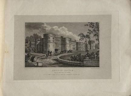 N. Whittock – Skipton Castle, Yorkshire, gestochen