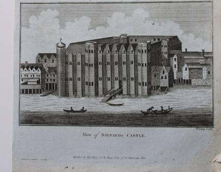 Alex Hogg – Baynard’s Castle 1786.

Dieser Kupfers