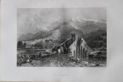 T. Allom - Broussa, gravure de J. C. Bentley, 1855