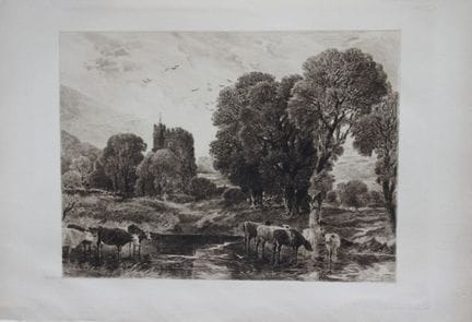 „Cookham an der Themse“ von Simeon Myers, 1884.

D