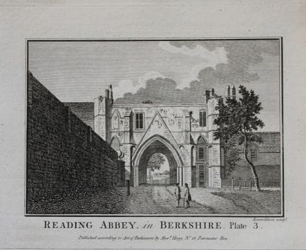 Alex Hogg – Reading Abbey, Berkshire 1786.

Dieser