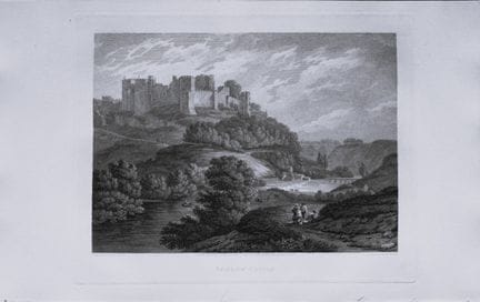 Thomas Hearne - Castillo de Ludlow, vista general,