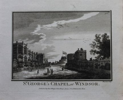 Alex Hogg - St George's Chapel, Windsor 1786.

Thi