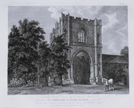 Thomas Hearne - Puerta de la abadía de St Edmund's