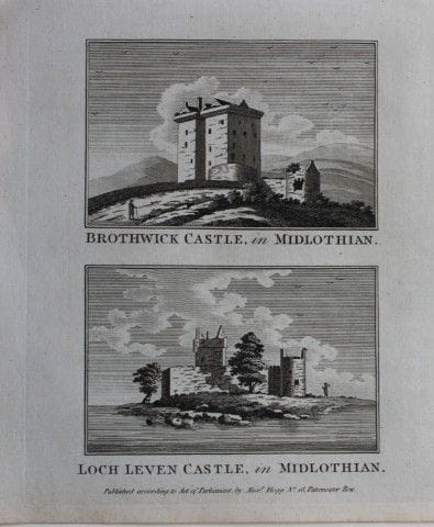 Alex Hogg - Brothwick and Loch Leven Castles, Midl