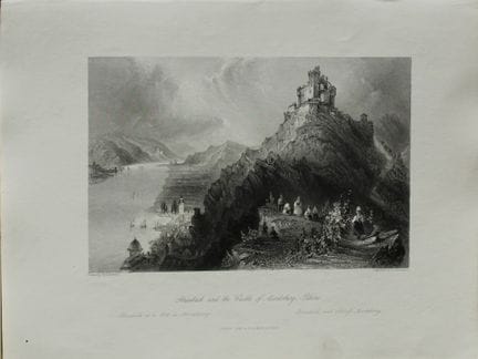 WH Bartlett - Marksburg engraved by E Brandard 184