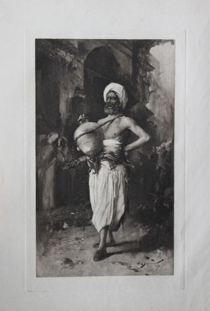 GL Seymour – Sorbetverkäufer in Kairo, 1885.

Dies