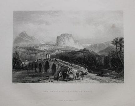 Révérend Wright - Le château de Cassano, Calabre, 
