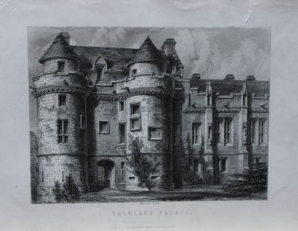 Robert W. Billings - Palacio de Falkland, Escocia,