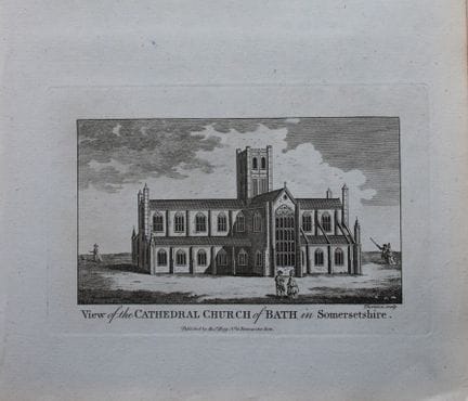 Alex Hogg – Kathedrale von Bath, Somerset, 1786.

