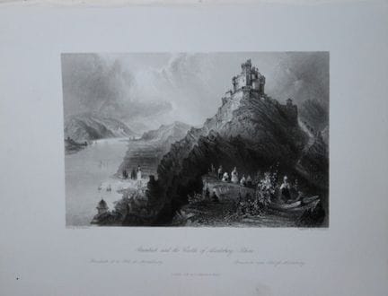 Révérend Wright - Braubach et le château de Marksb