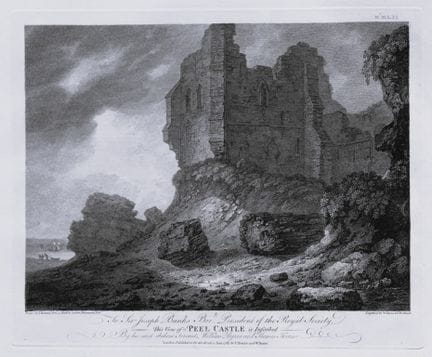 Thomas Hearne - Castillo de Peel, Lancashire, 1786