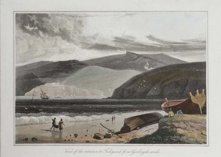 W. Daniell - Fishguard, hacia 1820.

Este grabado 