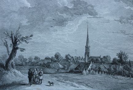 Le Bas d'après David Teniers - Vue de Flandres, 17