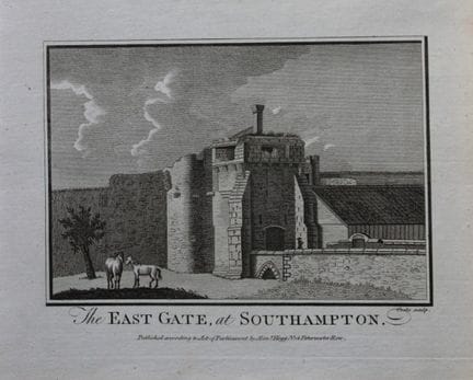 Alex Hogg -  East Gate, Southampton 1786.

This co