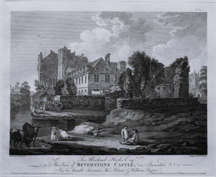 Thomas Hearne - Castillo de Beverstone, Gloucester