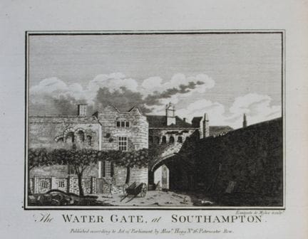 Alex Hogg - The Water Gate, Southampton, 1786.

Es