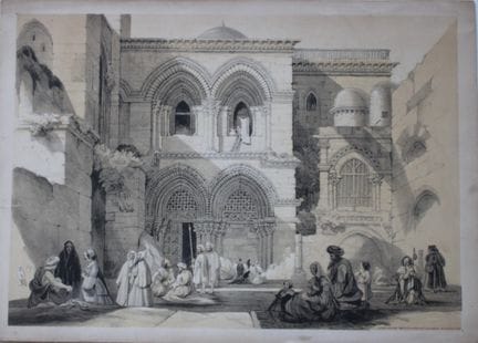 Margaretta Burr - Le Saint-Sépulcre, Jérusalem, ve