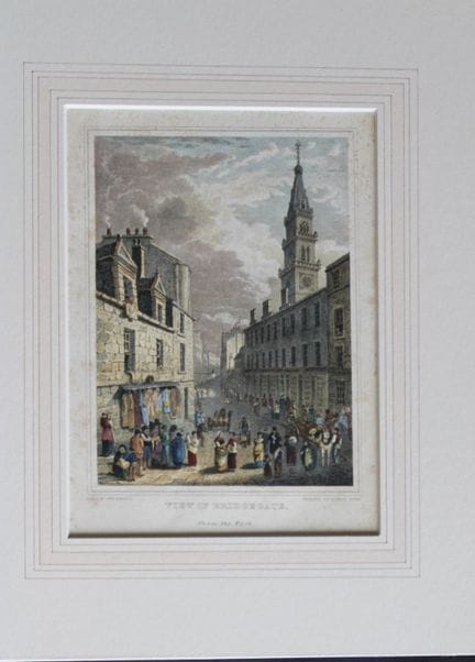 John Fleming – Ansicht von Bridgegate, Glasgow, ge