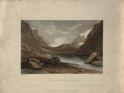 W. Brockedon – „Lac Noir am Col de Clairee“, gesto