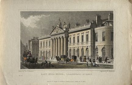 Thomas Shepherd - East India House, Leadenhall St 