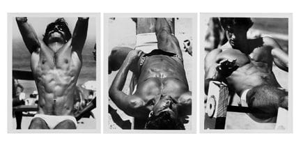 Alair Gomes (Brazilian, 1921-1992)
Beach Triptych 