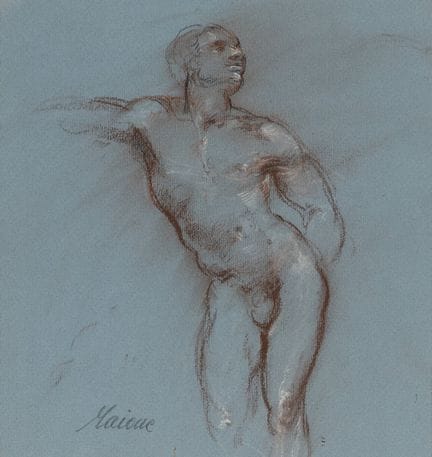Robert Maione (American, 1932-1987)
Untitled (Nude