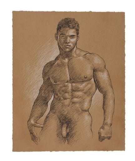 David Eugene Henry (American, b. 1946)
Male Nude.
