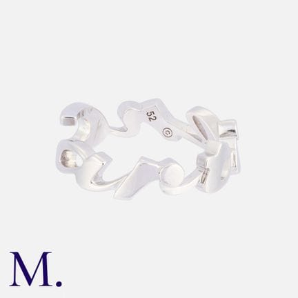 CARTIER, bague emblématique en or blanc 18 carats,