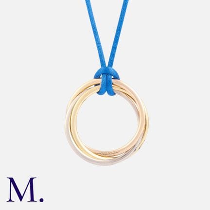 CARTIER, pendentif « Trinity » en or jaune, rose e