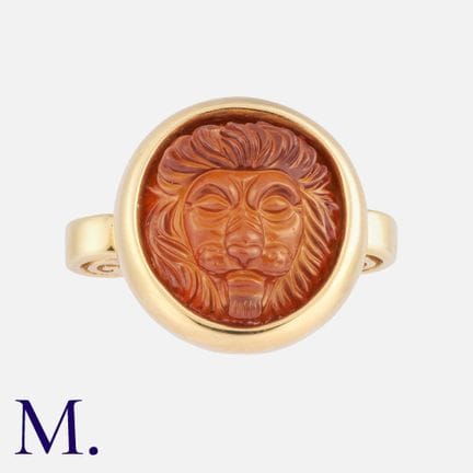 Rebecca Koven, bague en or 18 carats sertie d'un g
