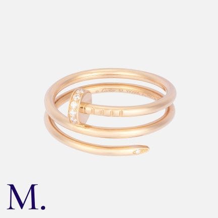 CARTIER, bague « Just En Clou » sertie d'un diaman