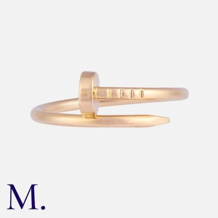 CARTIER, bague « Just En Clou » en or rose 18 cara