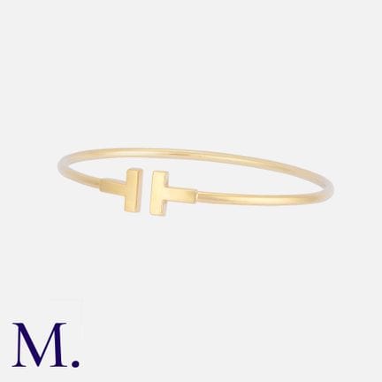 TIFFANY &amp; Co : un bracelet « Tiffany T » en or