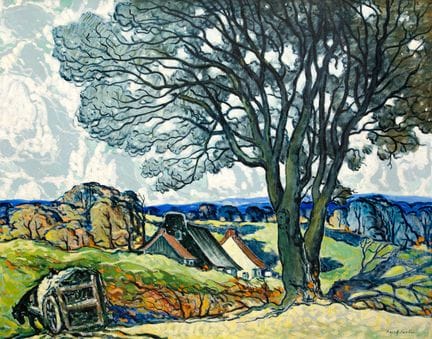 Marc-Aurèle Fortin, «Sombras de otoño», h. 1936, ó