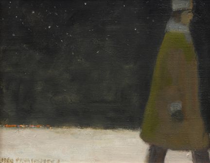 Jean Paul Lemieux, «Caminante en la noche», h. 197