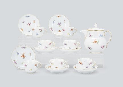 MEISSEN (15-teiliges Set), verschiedene Geschirrte