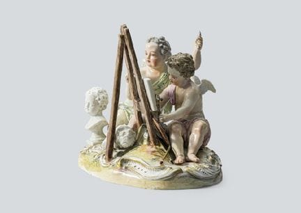 MEISSEN, Kunst, vor 1924, Figur, H 14,2 cm, Modell